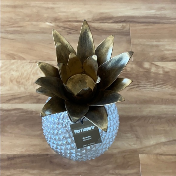 Pier 1 Accents Pier Clear Glass Pineapple Decanter Poshmark